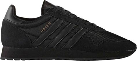 adidas sneakers heren zwart leer